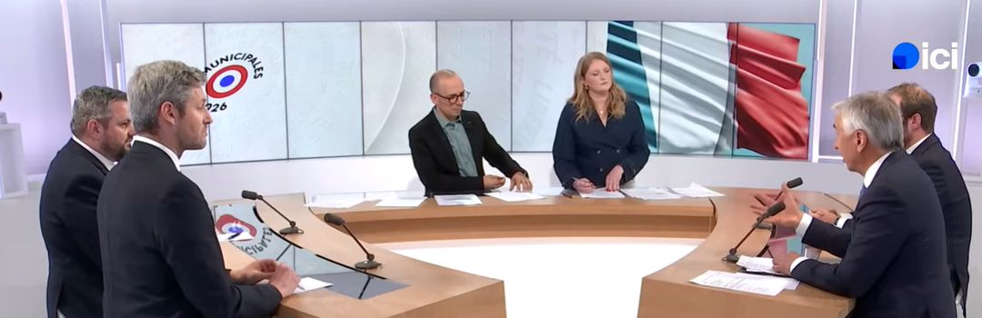 Débat organisé par France 3 Alpes